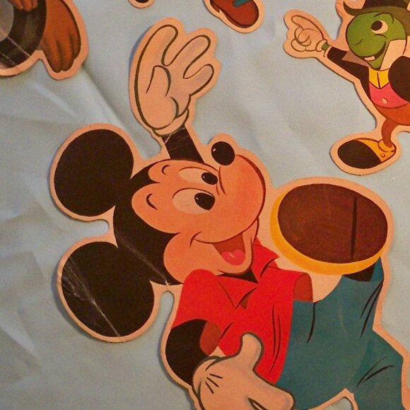 Rare *Vintage 24 Walt Disney Characters, 16 Large Wall Decoration - Picture 14 of 16